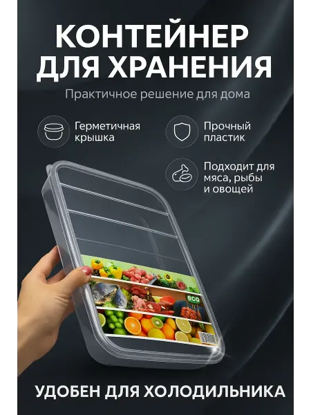 MiDa Контейнер для заморозки и хранения продуктов