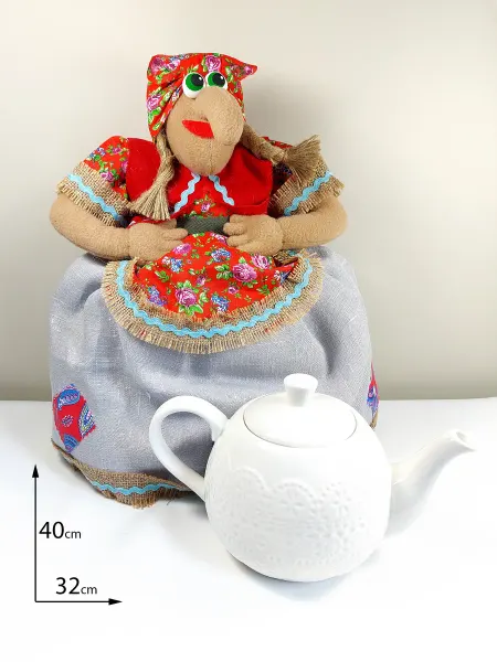 Wood&Clay Грелка на заварочный чайник Баба Яга