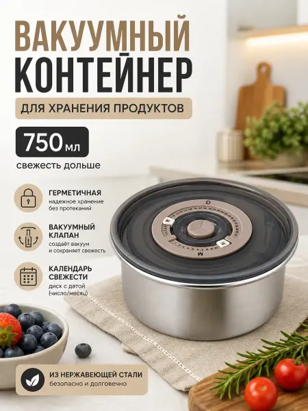 ДК3 вакуумный контейнер для хранения продуктов