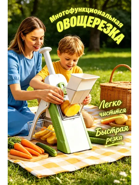 Ручной нарезатель овощей для кухни, подходит для всех плодов
