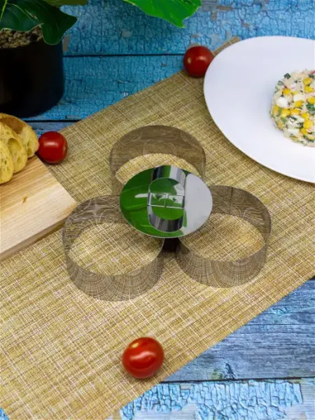 КухонныеМелочи Формы для десертов и салатов с прессом