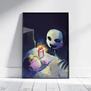 Плакат на стену для интерьера ФНАФ (Марионетка 10) - Постер по игре Пять ночей с Фредди формата А4 (21x30 см)