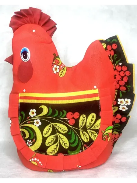 Грелка на чайник Курочка Красная