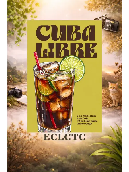 ECLTC Постер "Куба Либре", А3, глянц 42х29.7см
