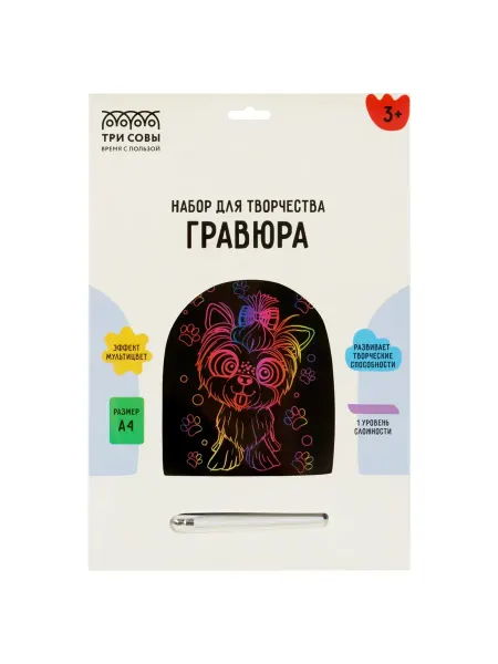 Гравюра А4 Веселый йорк 49931