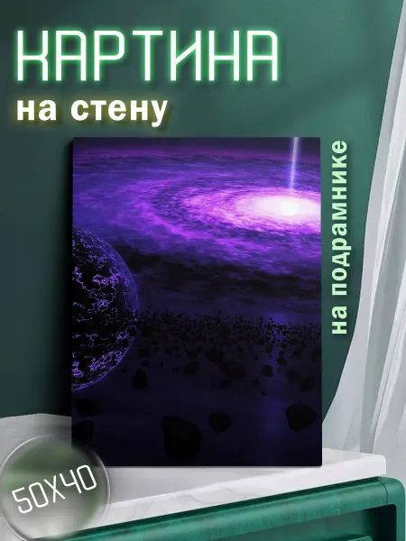 Картины на стену - Capybarroom Картина на стену Космос 50х40
