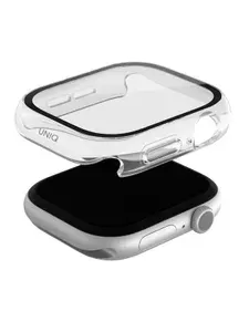 Чехол Uniq со стеклом на Apple Watch 42 мм 10 серии Nautic высокопрочный, водонепроницаемый, прозрачный