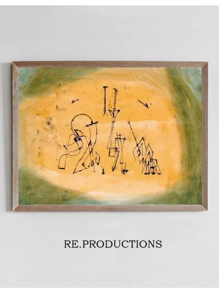 Re.productions Постер Abstract Trio - Paul Klee