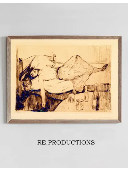 Re.productions Постер The Day After - Edvard Munch