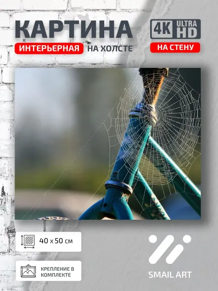 Smail Art Картина на стену Велосипеде Mood для офиса атмосфера декор