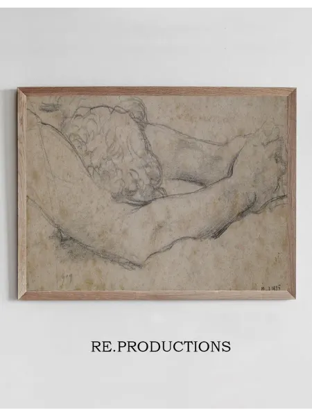 Re.productions Постер Etude d’homme - Jean Auguste Dominique Ingres