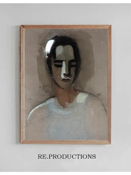 Re.productions Постер The girl from California - Helene Schjerfbeck