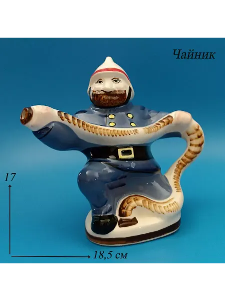 Ceramic Fauna Фарфоровый заварочный чайник Пожарный, сервировка