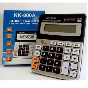 Калькулятор KENKO КК-800А (10,8Х13,5 см), 8 разрядов, Touch Tone