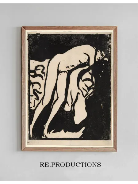 Re.productions Постер Nude Girl - Ernst Ludwig Kirchner