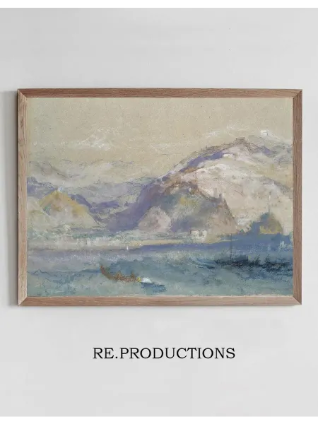 Re.productions Постер Genoa From The Sea - Joseph Mallord William Turner