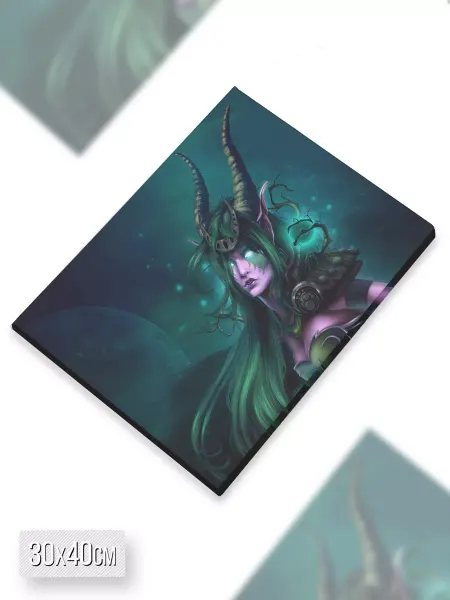Каждому своё Game Картина на холсте World of Warcraft Магия Фэнтези Арт Игра