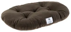 Подушка-лежанка для собак и кошек Ferplast RELAX 89/10 Microfleece, тёмно-зелёная, 85 х 55 х 7 см