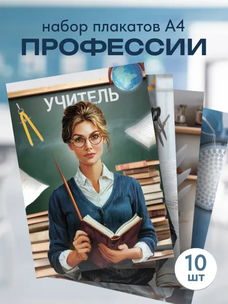 Выручалкин Плакаты в школу и детсад Профессии