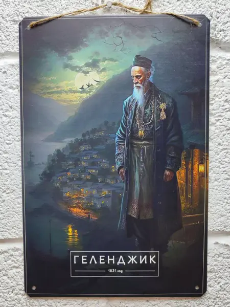 Города и страны НЕЙРОСЕТЬ Постер Геленджик