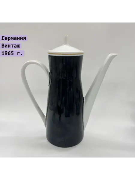 Однажды Кофейник с геометрическим декором (крышка в подборе), фарфор