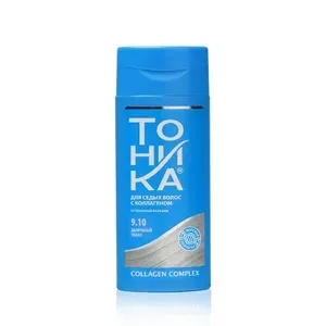 ТОНИКА Оттеночный бальзам для седых волос с коллагеном тон 9.10 Дымчатый топаз, 150 мл