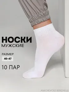 Носки AMICHEVOLE BERCHELLI мужские базовые, 10 пар