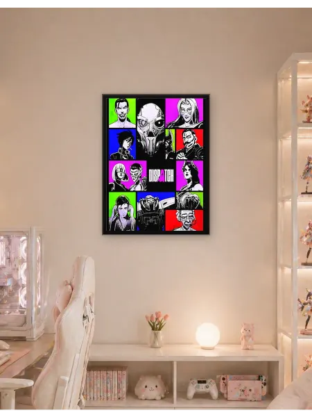 Postersbase Арт-постер Коллаж персонажей игры Диспетч 30x40