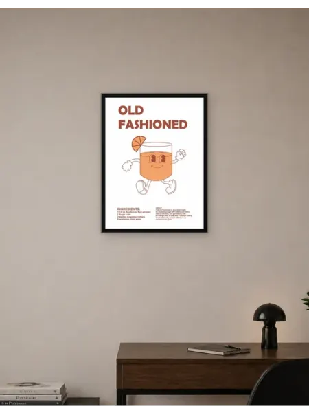 Postersbase Арт-постер старомодное ретро 30x40