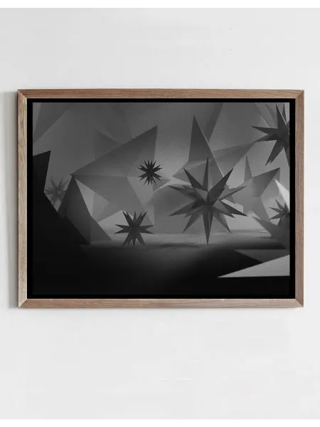 Onllyart Постер Платоновы звезды 1 - черная рамка 50x70