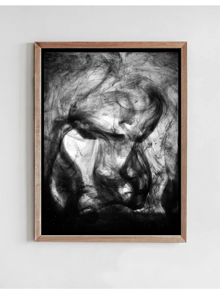 Onllyart Постер Чернила 1 - черная рамка 50x70