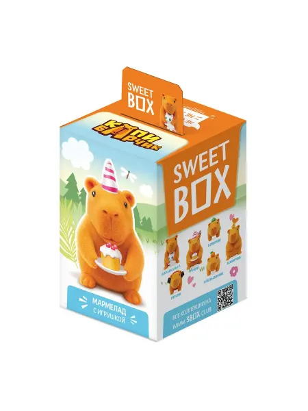 Мармелад Sweet Box Капибарчик с игрушкой 10г