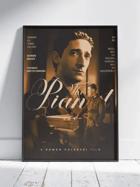 HEAVEN POSTER Плакат Пианист (Pianist - Владек Шпильман 8) A4 30x21 см