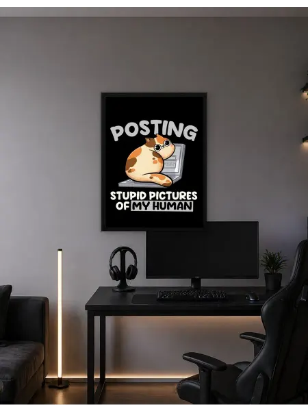 Postersbase Настенный плакат Публикация глупых фотографий 30x40