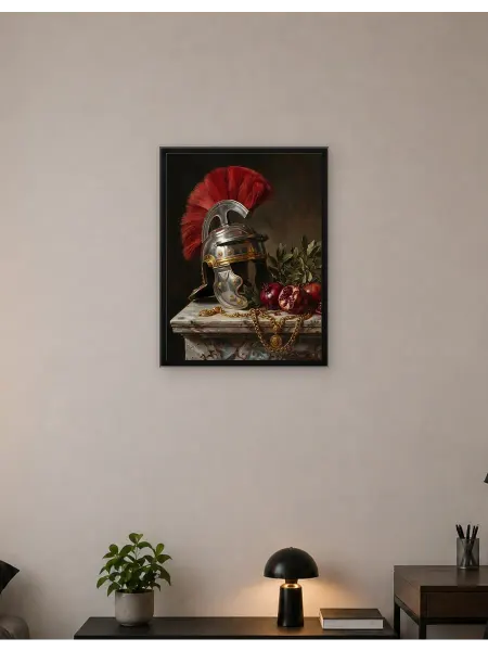Postersbase Постер на стену Римский Шлем Натюрморт Живопись 30x40