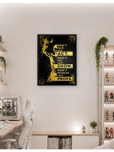 Postersbase Интерьерный постер Мотивационная цитата для спортзала 30x40