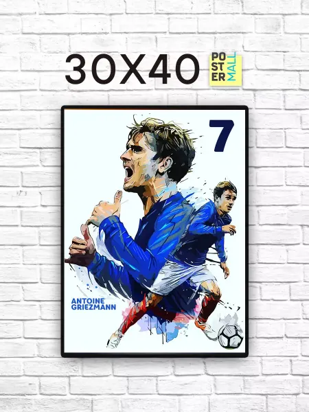 Poster Mall Постер на стену Футбол - Антуан Гризманн 30х40