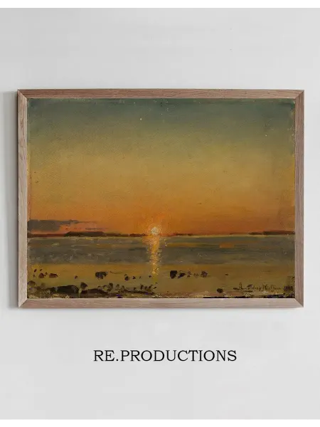 Re.productions Постер Fra Eidem, Aafjord - Amaldus Nielsen