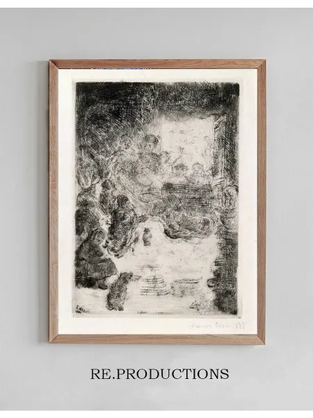 Re.productions Постер The Adoration of the Shepherds - James Ensor