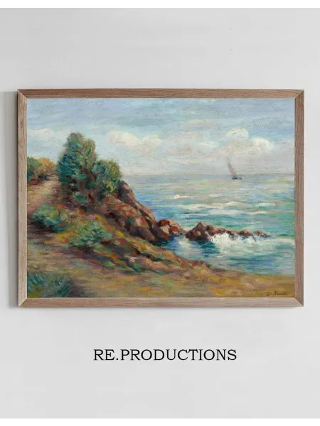 Re.productions Постер Voilier à Agay - Armand Guillaumin