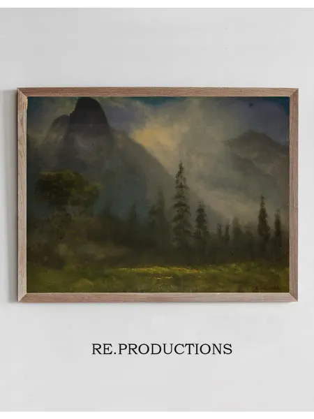 Re.productions Постер Yosemite Valley - Albert Bierstadt
