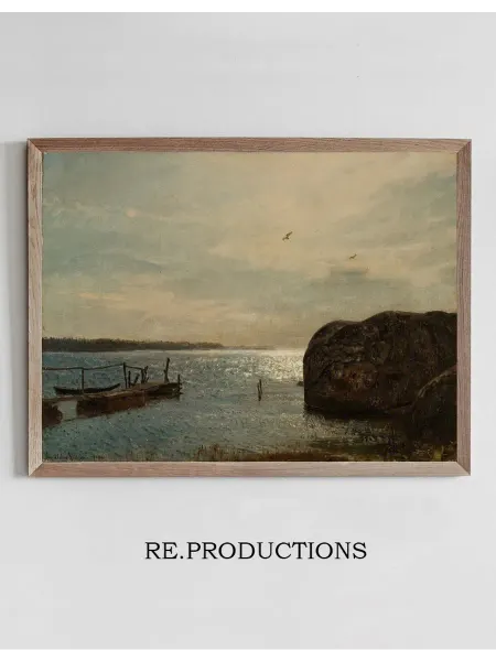Re.productions Постер Brygge, Hvaler - Amaldus Nielsen