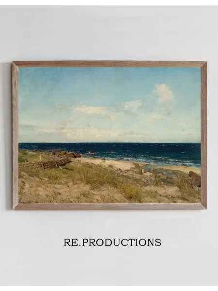 Re.productions Постер Friskt vær. Nærland, Jæren - Amaldus Nielsen