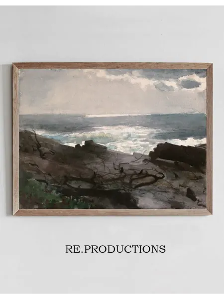 Re.productions Постер Sunshine and Shadow, Prout’s Neck - Winslow Homer