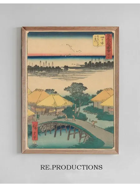 Re.productions Постер Yokkaichi - Andō Hiroshige