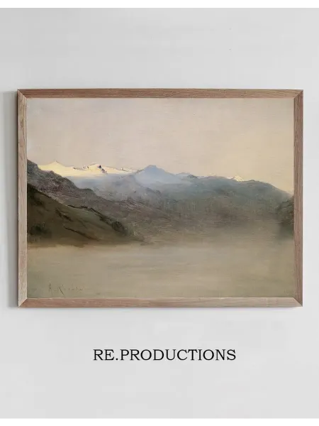 Re.productions Постер Das Gasteinertal im Nebel - Anton Romako