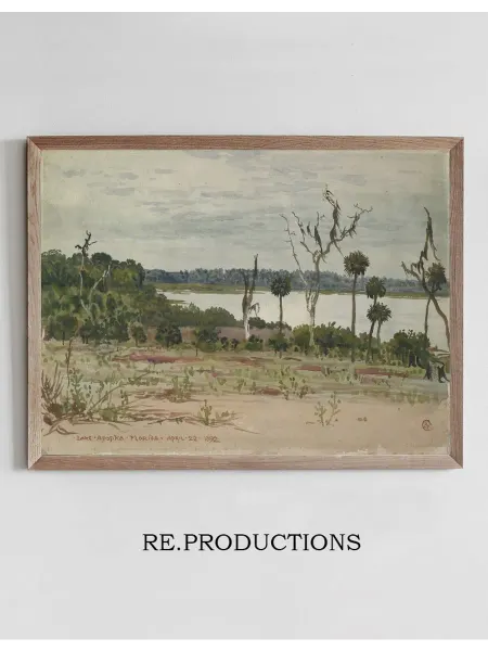 Re.productions Постер Lake Apopka, Florida - Walter Crane