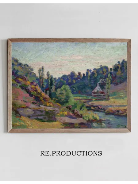 Re.productions Постер Le Moulin de Jonon, Creuse - Armand Guillaumin