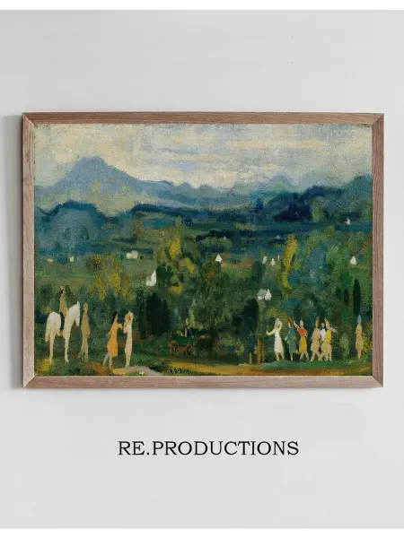 Re.productions Постер The Birth of the Green - Arthur Bowen Davies