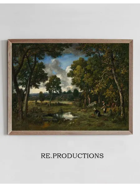 Re.productions Постер La bas - Narcisse-Virgile Diaz de La Peña